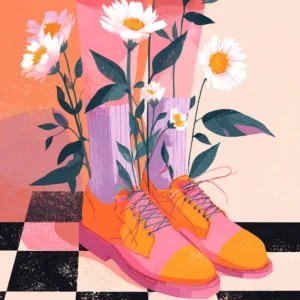 Flowers sprouting out of colourful shoes featured image