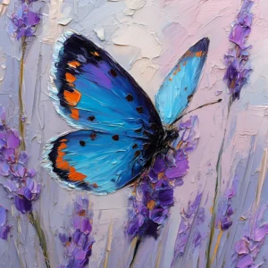 Lavender Butterfly